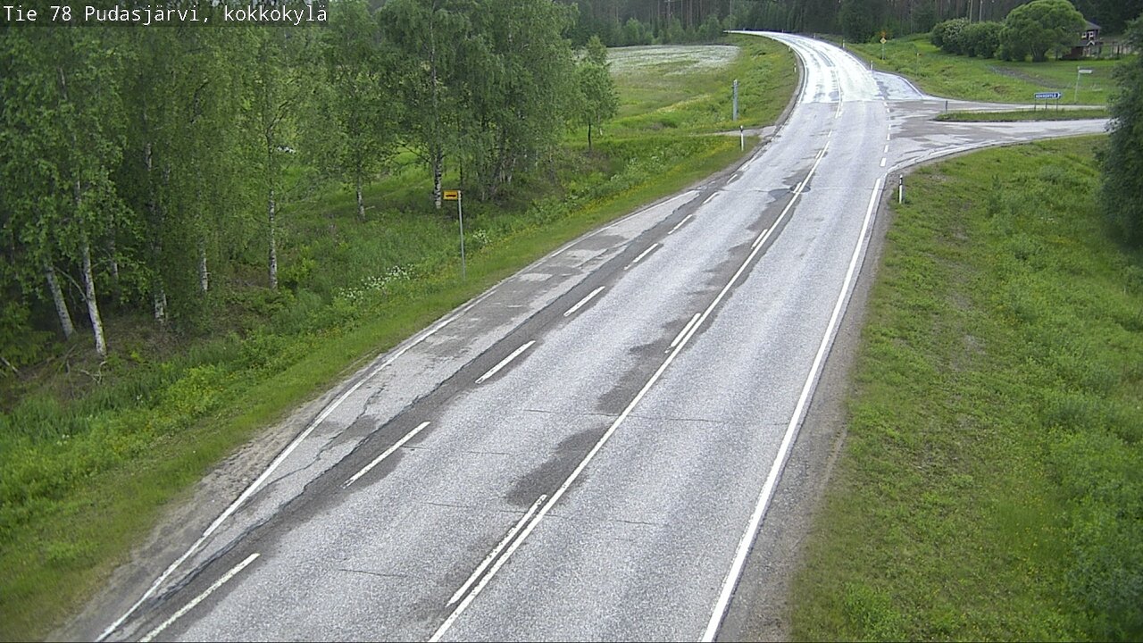 Kelikamerat Kuva Tie 78 Pudasjärvi, Kokkokylä, Pudasjärvi, Pohjois-Pohjanmaa