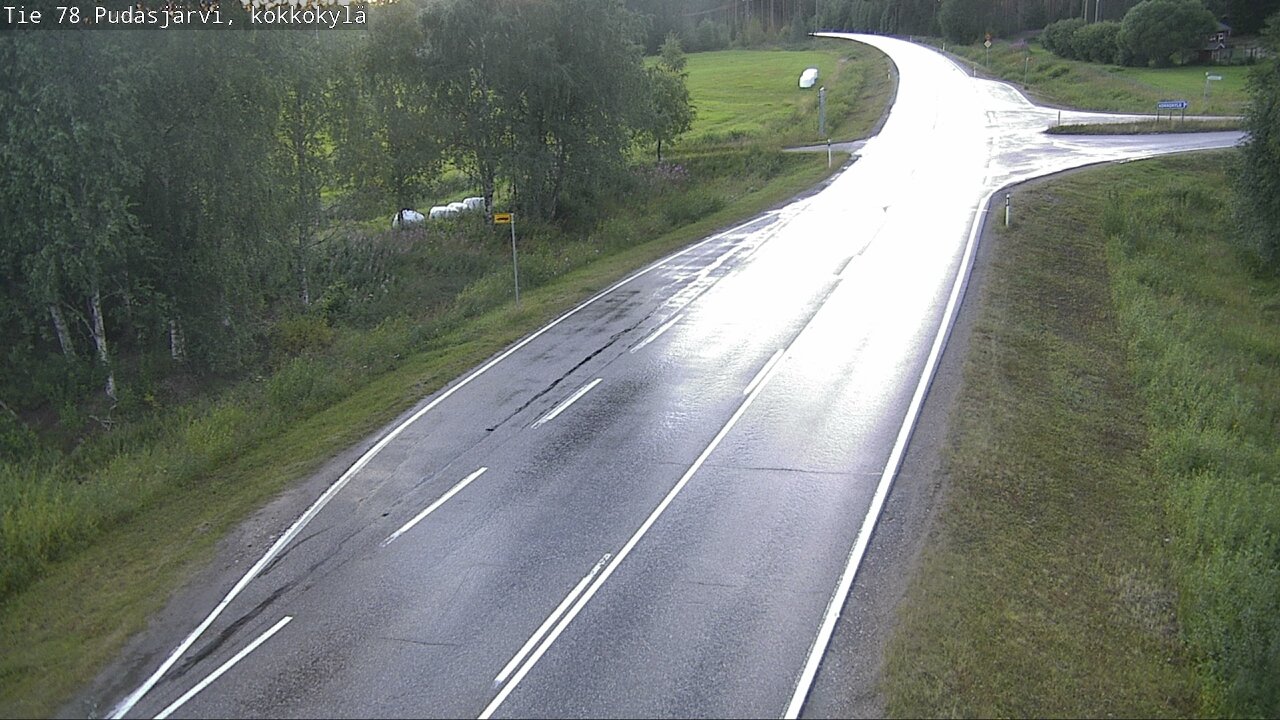 Kelikamerat Kuva Tie 78 Pudasjärvi, Kokkokylä, Pudasjärvi, Pohjois-Pohjanmaa