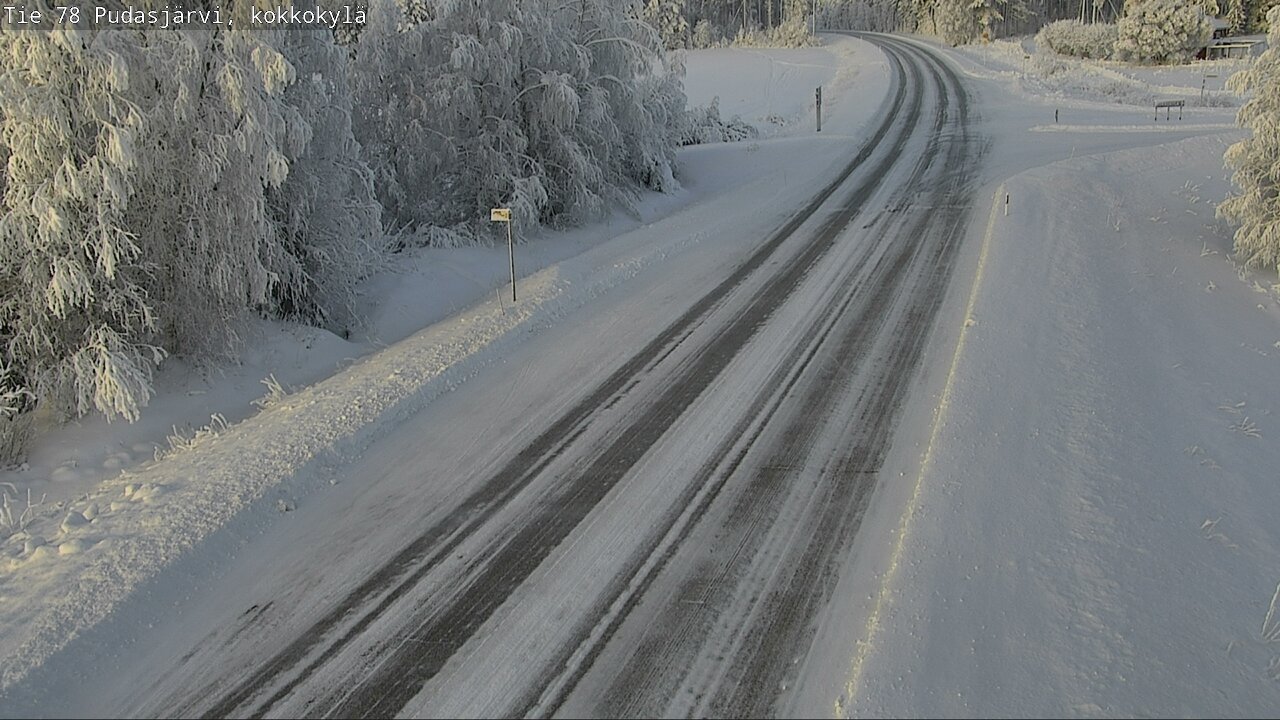 Kelikamerat Kuva Tie 78 Pudasjärvi, Kokkokylä, Pudasjärvi, Pohjois-Pohjanmaa