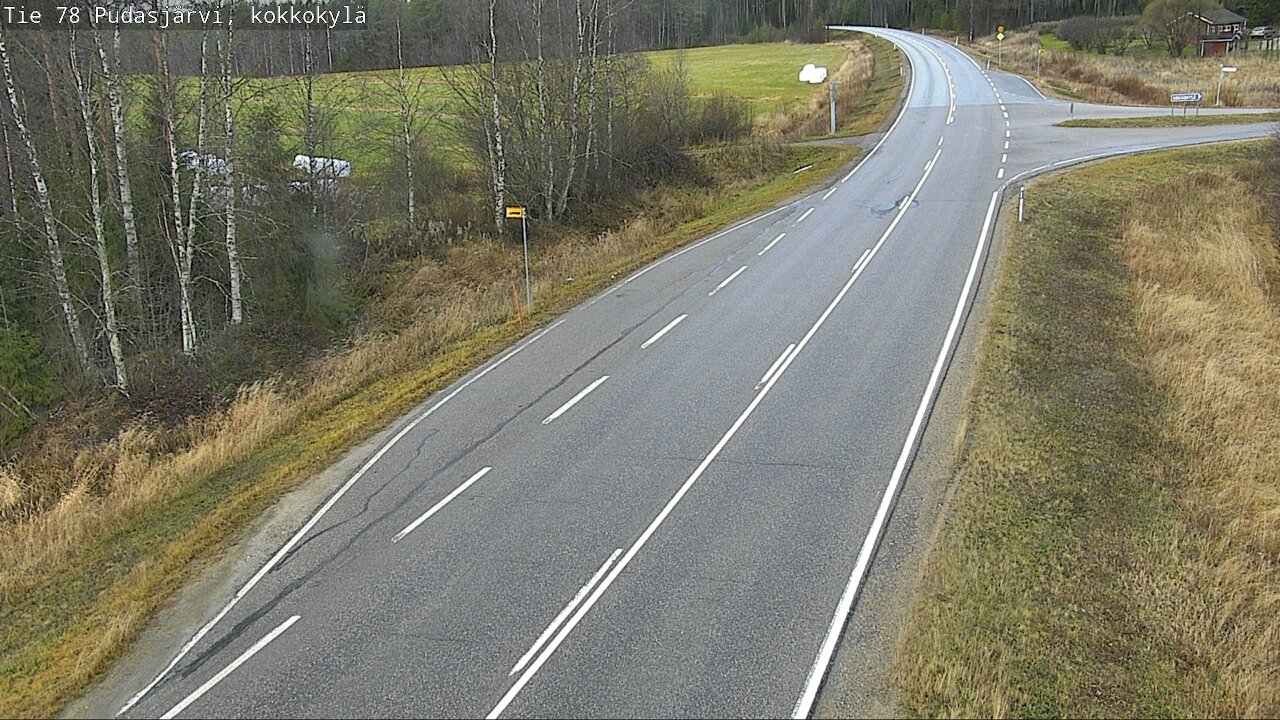 Kelikamerat Kuva Tie 78 Pudasjärvi, Kokkokylä, Pudasjärvi, Pohjois-Pohjanmaa