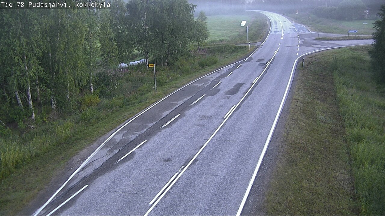 Kelikamerat Kuva Tie 78 Pudasjärvi, Kokkokylä, Pudasjärvi, Pohjois-Pohjanmaa