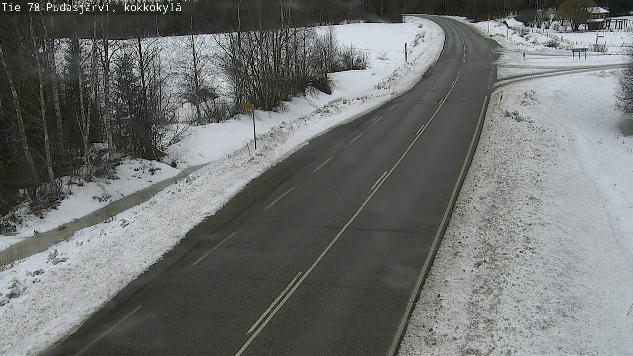 Kelikamerat Kuva Tie 78 Pudasjärvi, Kokkokylä, Pudasjärvi, Pohjois-Pohjanmaa