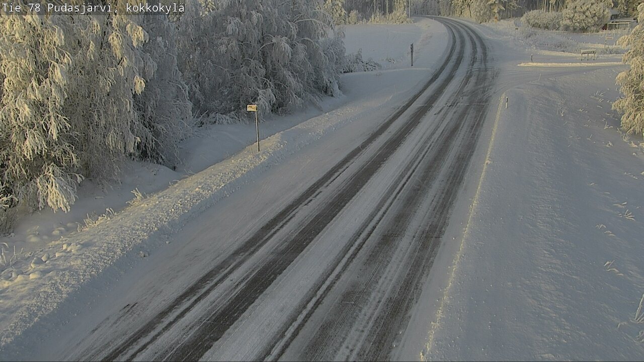 Kelikamerat Kuva Tie 78 Pudasjärvi, Kokkokylä, Pudasjärvi, Pohjois-Pohjanmaa
