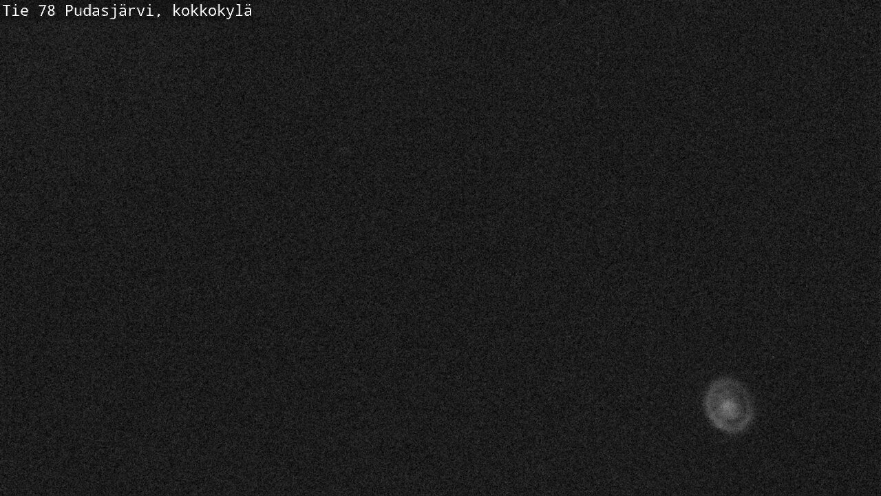 Weather Camera Image Road 78 Pudasjärvi, Kokkokylä, Pudasjärvi, Pohjois-Pohjanmaa