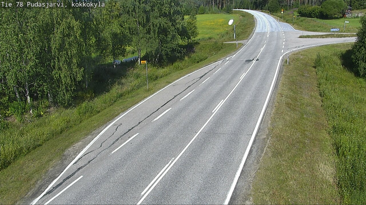 Kelikamerat Kuva Tie 78 Pudasjärvi, Kokkokylä, Pudasjärvi, Pohjois-Pohjanmaa