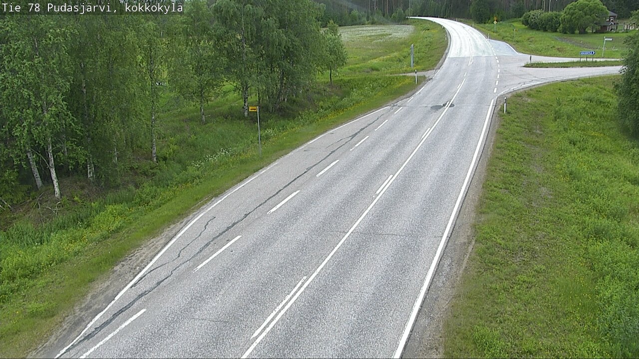 Kelikamerat Kuva Tie 78 Pudasjärvi, Kokkokylä, Pudasjärvi, Pohjois-Pohjanmaa