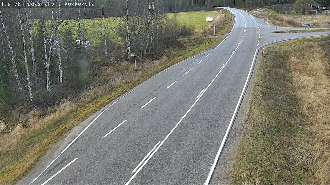 Kelikamerat Kuva Tie 78 Pudasjärvi, Kokkokylä, Pudasjärvi, Pohjois-Pohjanmaa