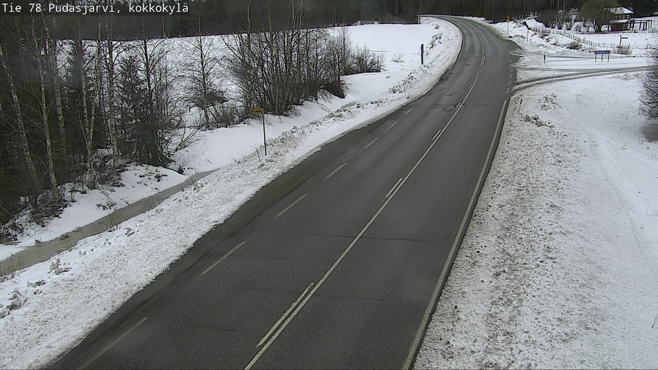 Kelikamerat Kuva Tie 78 Pudasjärvi, Kokkokylä, Pudasjärvi, Pohjois-Pohjanmaa