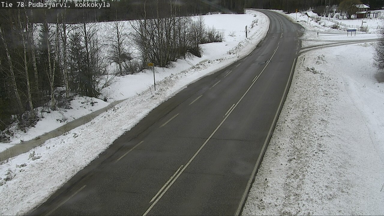 Kelikamerat Kuva Tie 78 Pudasjärvi, Kokkokylä, Pudasjärvi, Pohjois-Pohjanmaa