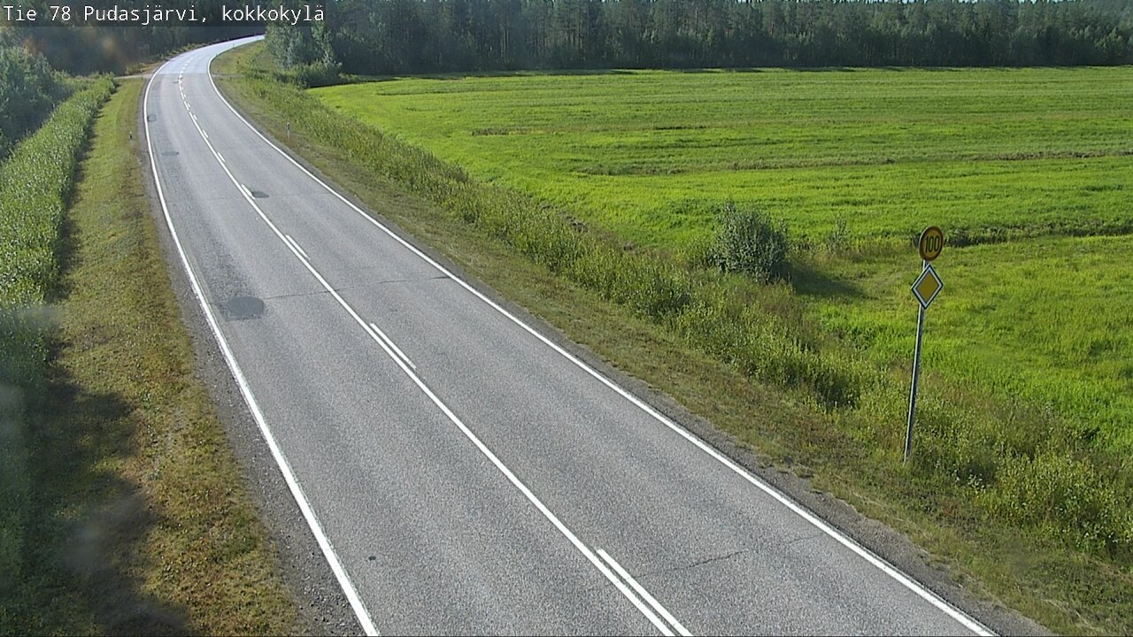 Kelikamerat Kuva Tie 78 Pudasjärvi, Kokkokylä, Pudasjärvi, Pohjois-Pohjanmaa