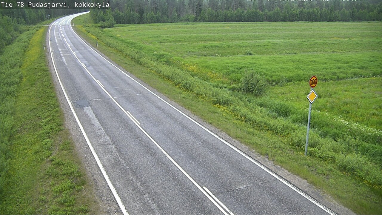 Kelikamerat Kuva Tie 78 Pudasjärvi, Kokkokylä, Pudasjärvi, Pohjois-Pohjanmaa