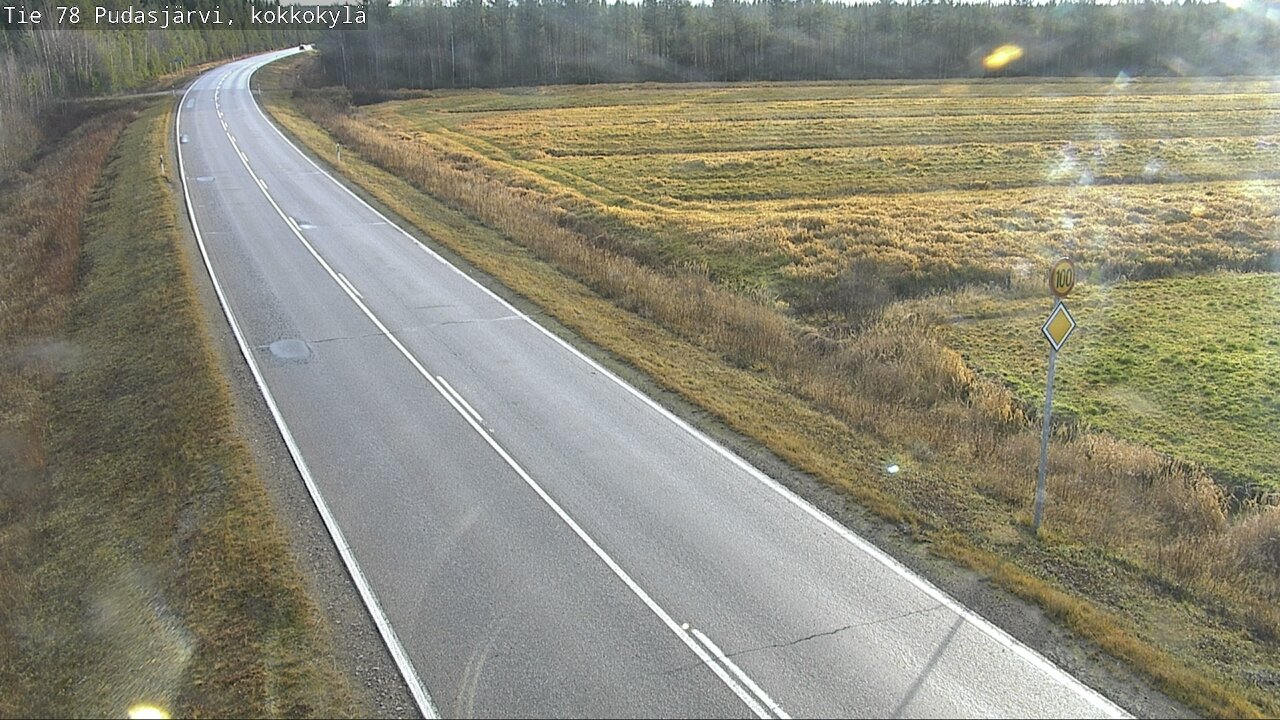 Kelikamerat Kuva Tie 78 Pudasjärvi, Kokkokylä, Pudasjärvi, Pohjois-Pohjanmaa