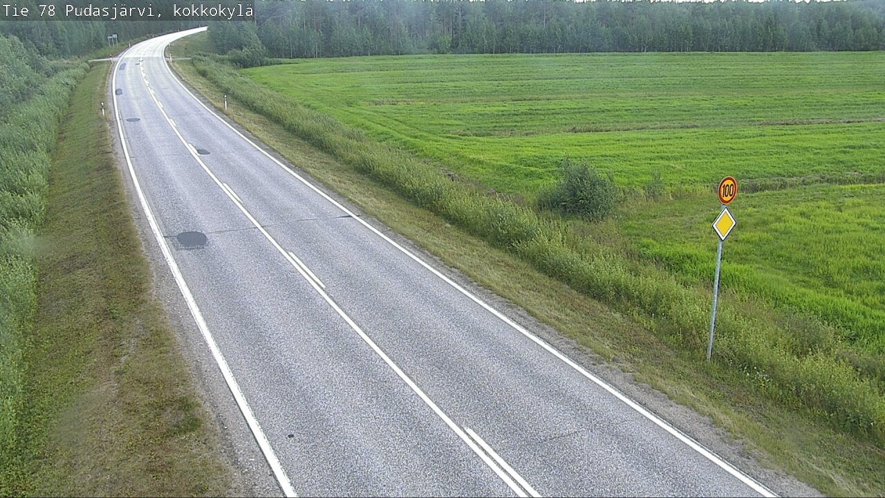 Kelikamerat Kuva Tie 78 Pudasjärvi, Kokkokylä, Pudasjärvi, Pohjois-Pohjanmaa