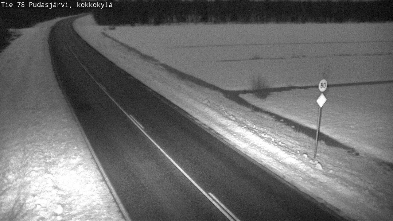 Kelikamerat Kuva Tie 78 Pudasjärvi, Kokkokylä, Pudasjärvi, Pohjois-Pohjanmaa