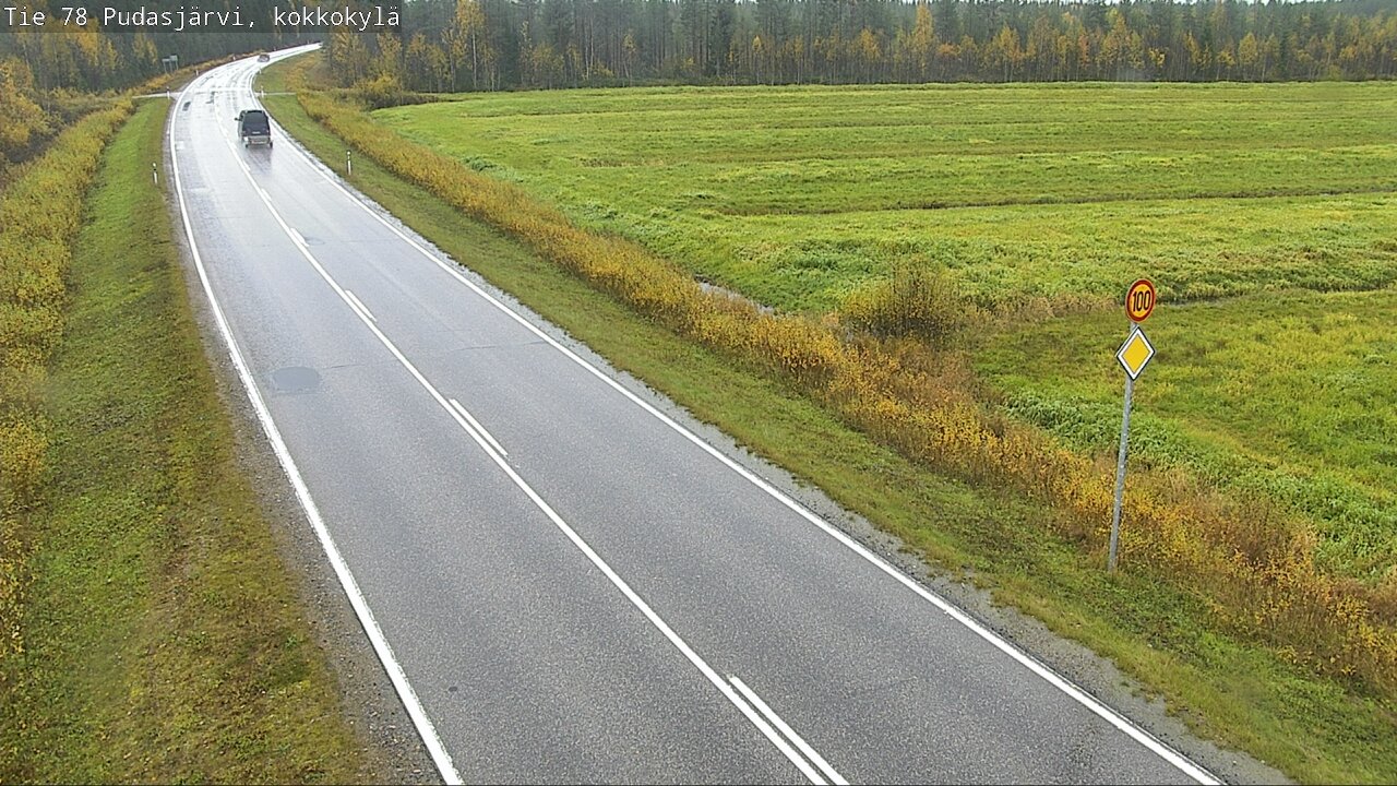 Kelikamerat Kuva Tie 78 Pudasjärvi, Kokkokylä, Pudasjärvi, Pohjois-Pohjanmaa