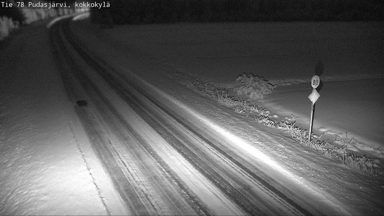 Kelikamerat Kuva Tie 78 Pudasjärvi, Kokkokylä, Pudasjärvi, Pohjois-Pohjanmaa