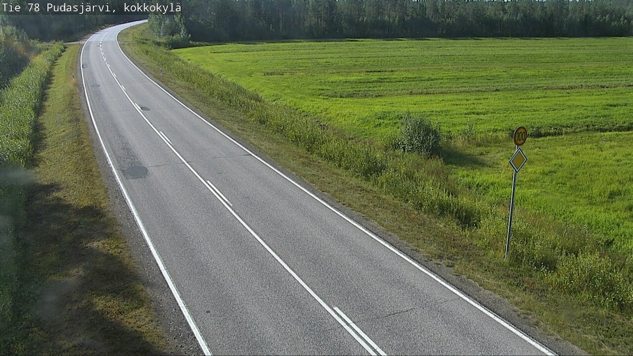 Kelikamerat Kuva Tie 78 Pudasjärvi, Kokkokylä, Pudasjärvi, Pohjois-Pohjanmaa