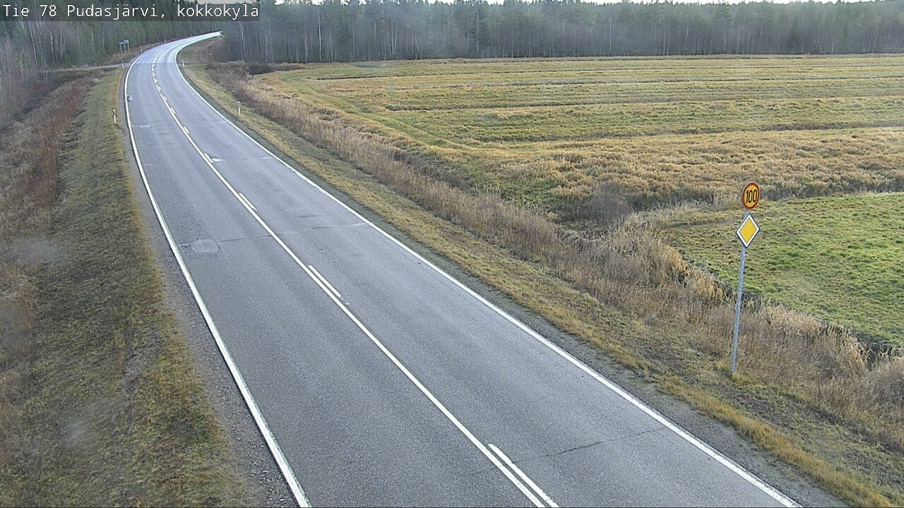 Kelikamerat Kuva Tie 78 Pudasjärvi, Kokkokylä, Pudasjärvi, Pohjois-Pohjanmaa