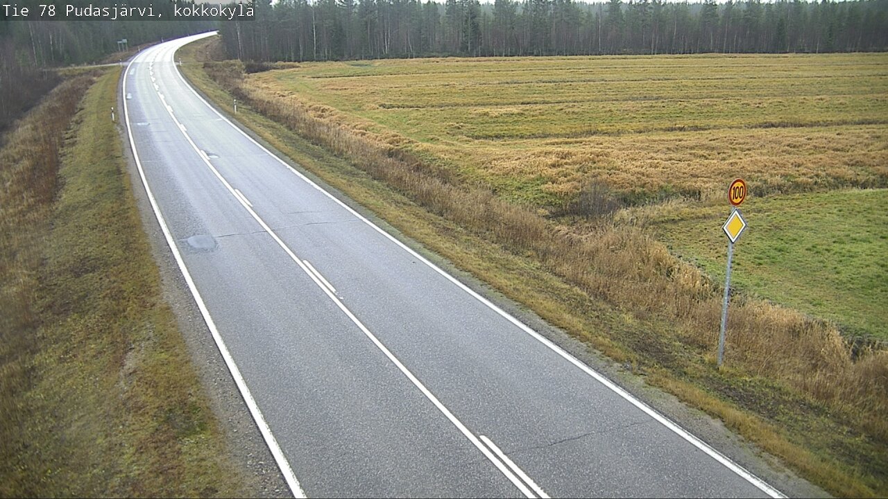 Kelikamerat Kuva Tie 78 Pudasjärvi, Kokkokylä, Pudasjärvi, Pohjois-Pohjanmaa