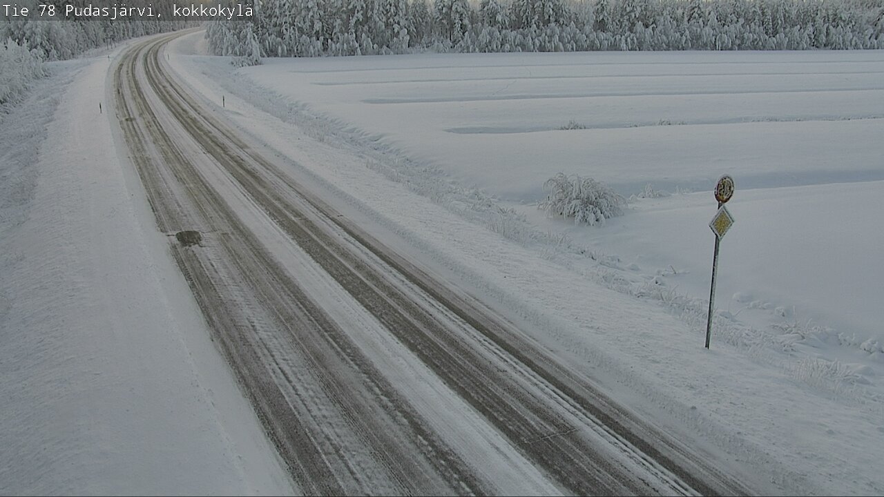 Kelikamerat Kuva Tie 78 Pudasjärvi, Kokkokylä, Pudasjärvi, Pohjois-Pohjanmaa