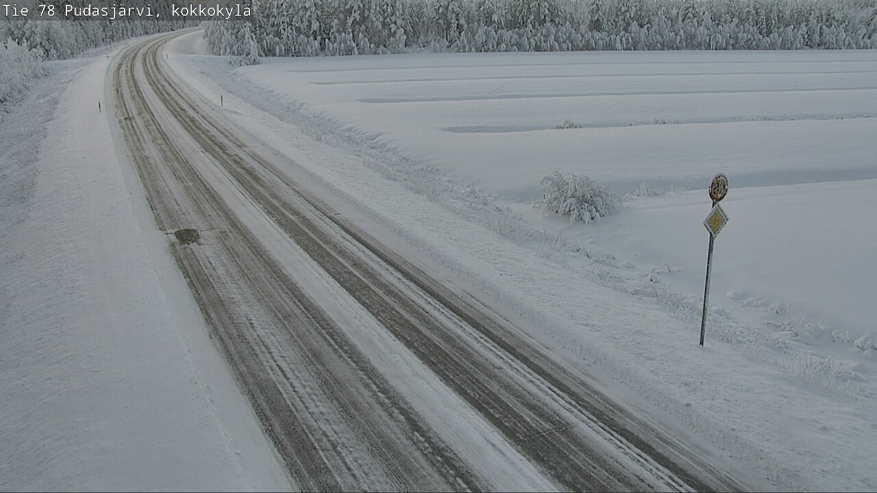 Kelikamerat Kuva Tie 78 Pudasjärvi, Kokkokylä, Pudasjärvi, Pohjois-Pohjanmaa