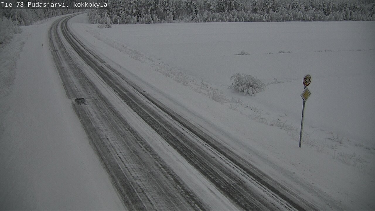 Kelikamerat Kuva Tie 78 Pudasjärvi, Kokkokylä, Pudasjärvi, Pohjois-Pohjanmaa