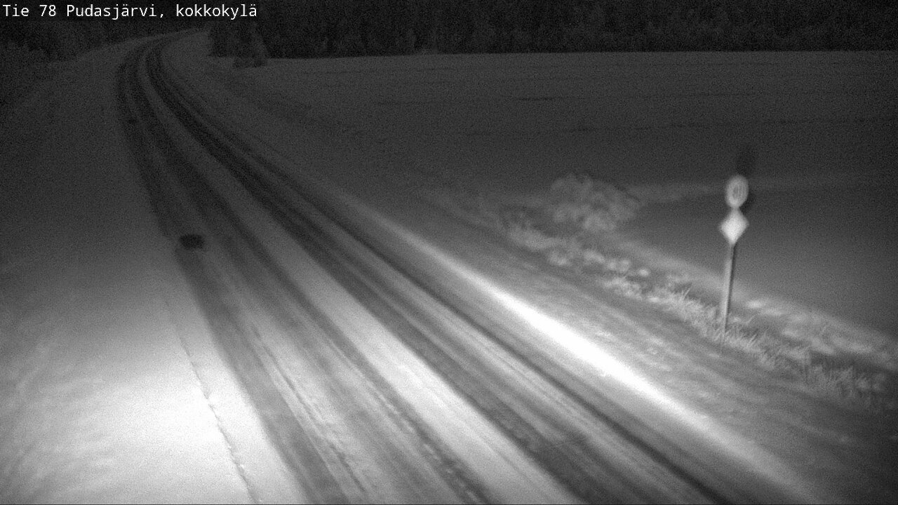 Kelikamerat Kuva Tie 78 Pudasjärvi, Kokkokylä, Pudasjärvi, Pohjois-Pohjanmaa