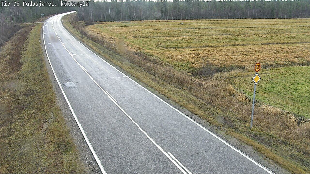 Kelikamerat Kuva Tie 78 Pudasjärvi, Kokkokylä, Pudasjärvi, Pohjois-Pohjanmaa