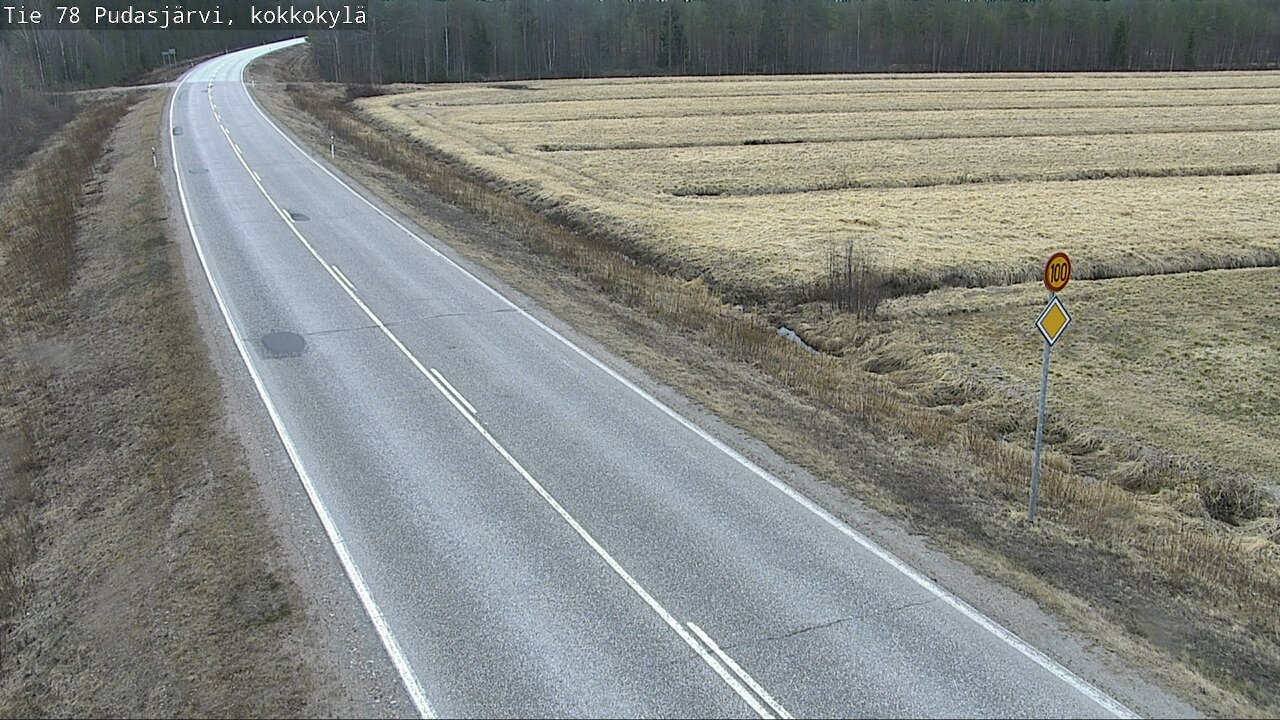 Kelikamerat Kuva Tie 78 Pudasjärvi, Kokkokylä, Pudasjärvi, Pohjois-Pohjanmaa
