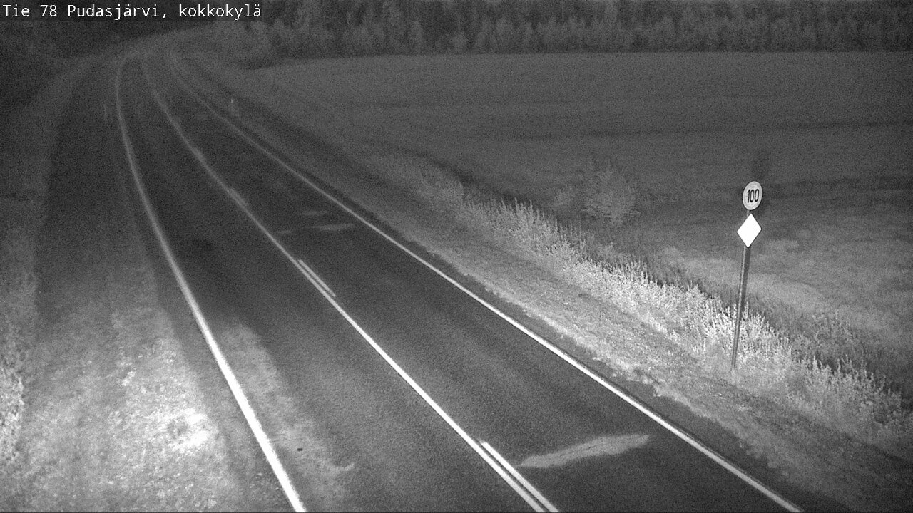 Kelikamerat Kuva Tie 78 Pudasjärvi, Kokkokylä, Pudasjärvi, Pohjois-Pohjanmaa