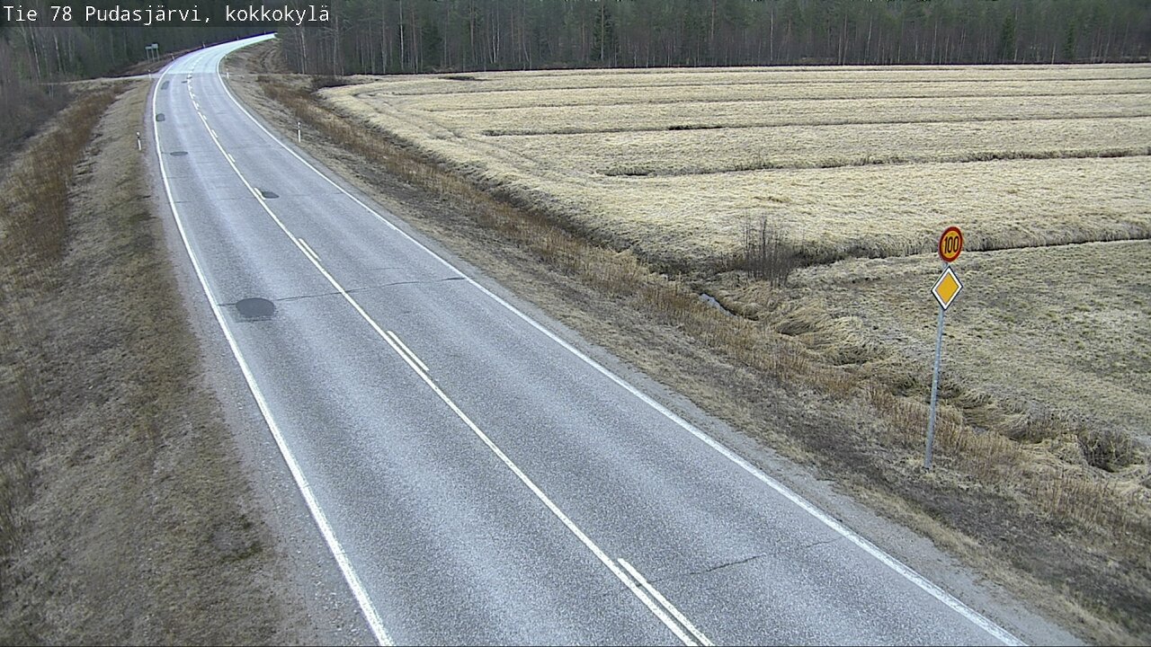 Kelikamerat Kuva Tie 78 Pudasjärvi, Kokkokylä, Pudasjärvi, Pohjois-Pohjanmaa