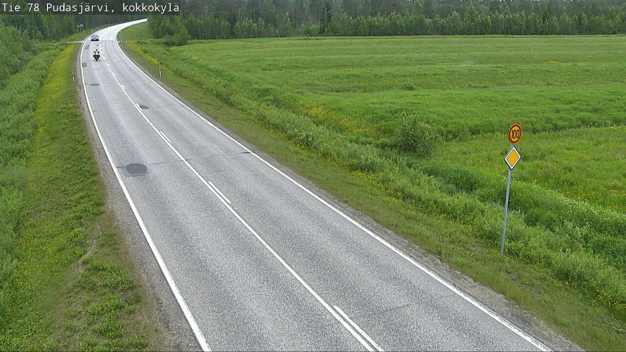 Kelikamerat Kuva Tie 78 Pudasjärvi, Kokkokylä, Pudasjärvi, Pohjois-Pohjanmaa