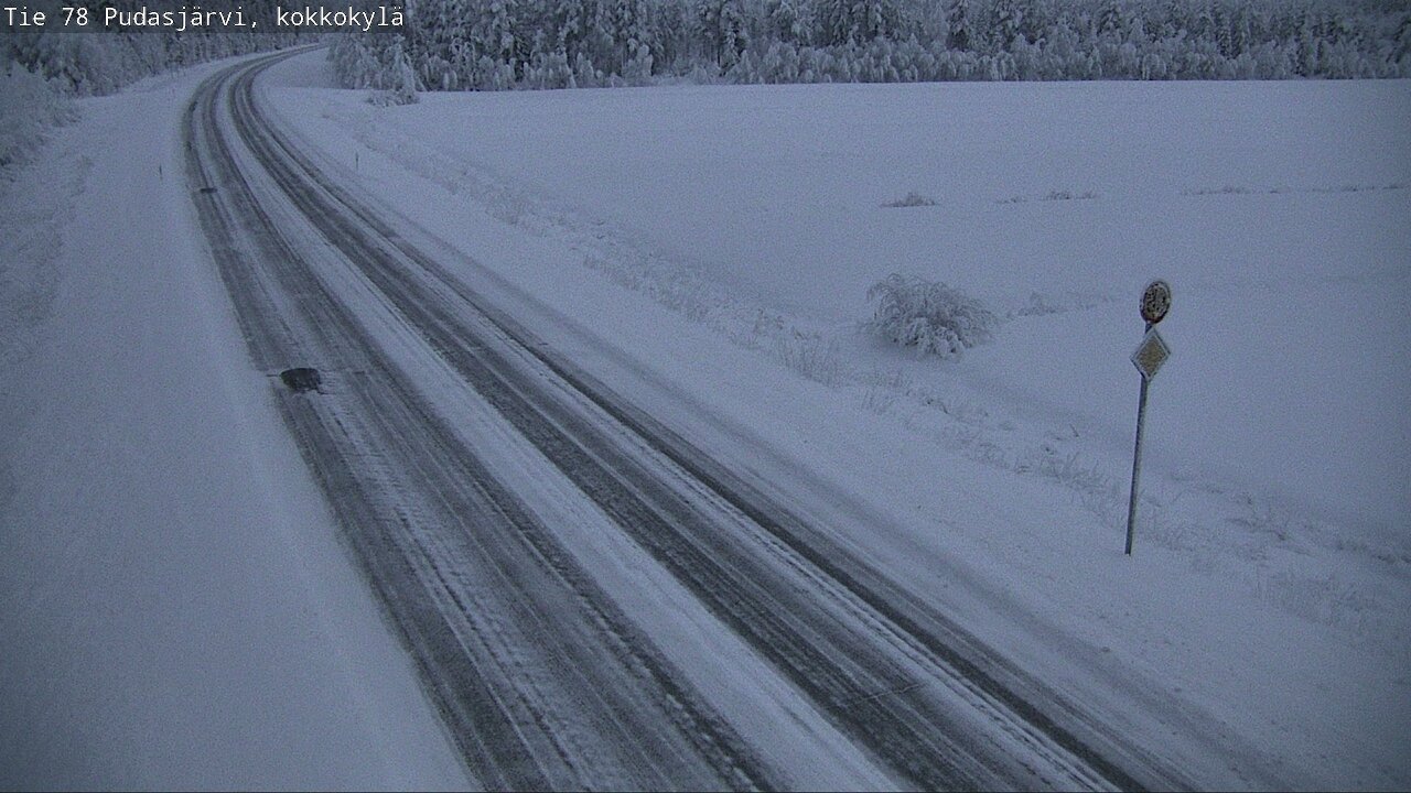 Kelikamerat Kuva Tie 78 Pudasjärvi, Kokkokylä, Pudasjärvi, Pohjois-Pohjanmaa