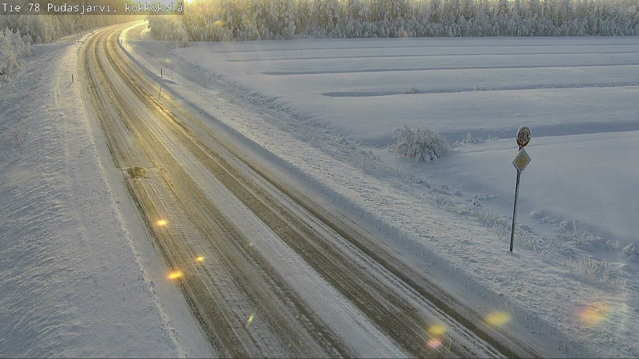 Kelikamerat Kuva Tie 78 Pudasjärvi, Kokkokylä, Pudasjärvi, Pohjois-Pohjanmaa
