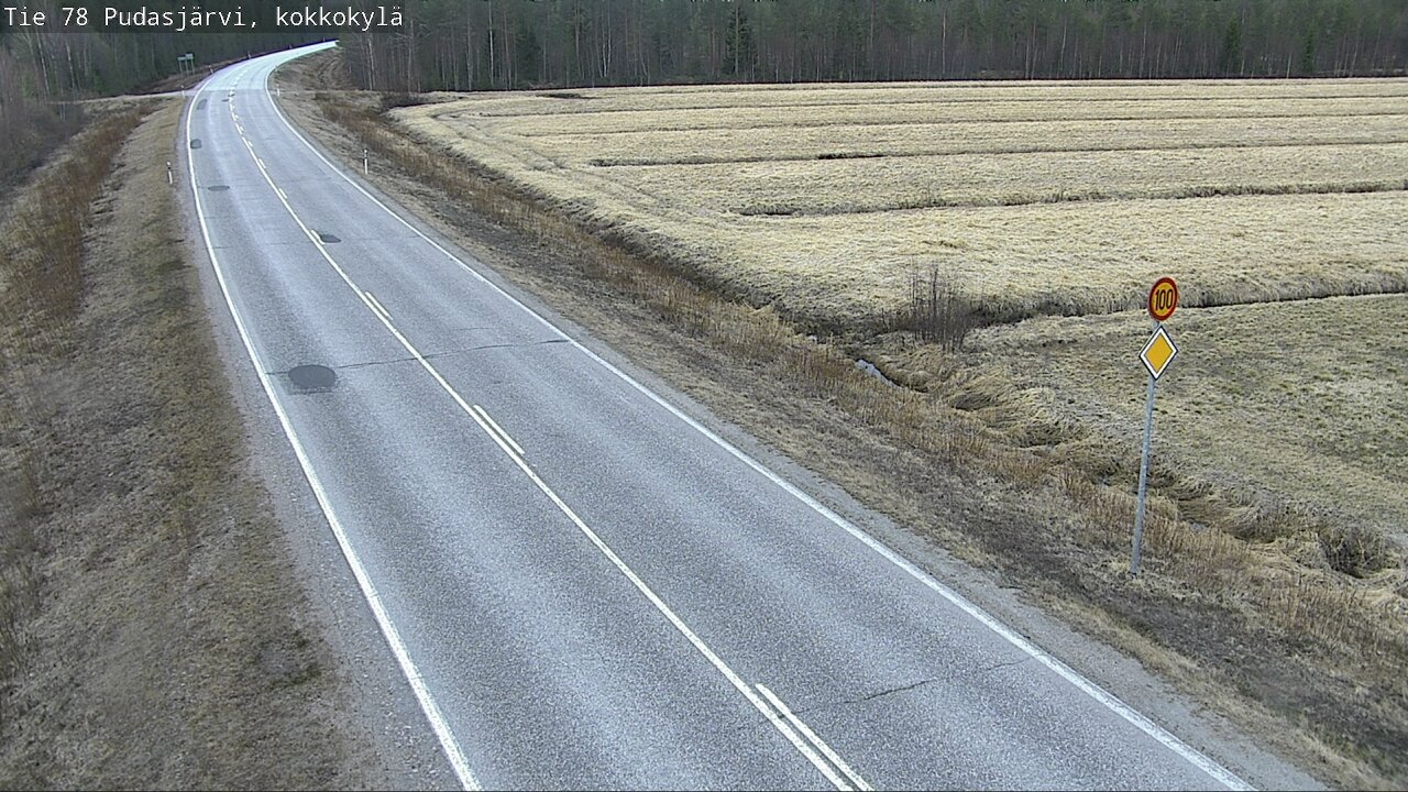 Kelikamerat Kuva Tie 78 Pudasjärvi, Kokkokylä, Pudasjärvi, Pohjois-Pohjanmaa