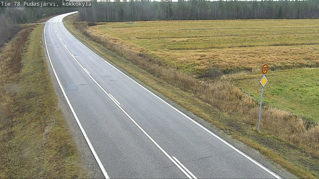 Kelikamerat Kuva Tie 78 Pudasjärvi, Kokkokylä, Pudasjärvi, Pohjois-Pohjanmaa