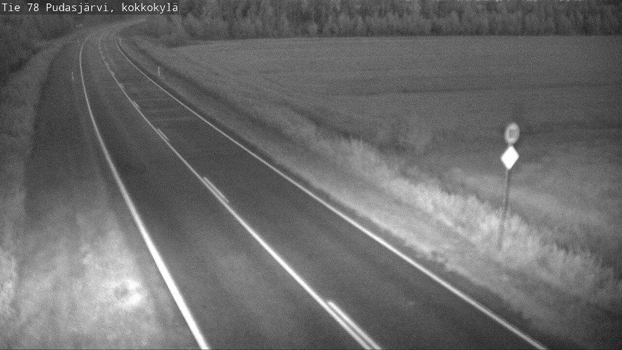 Kelikamerat Kuva Tie 78 Pudasjärvi, Kokkokylä, Pudasjärvi, Pohjois-Pohjanmaa