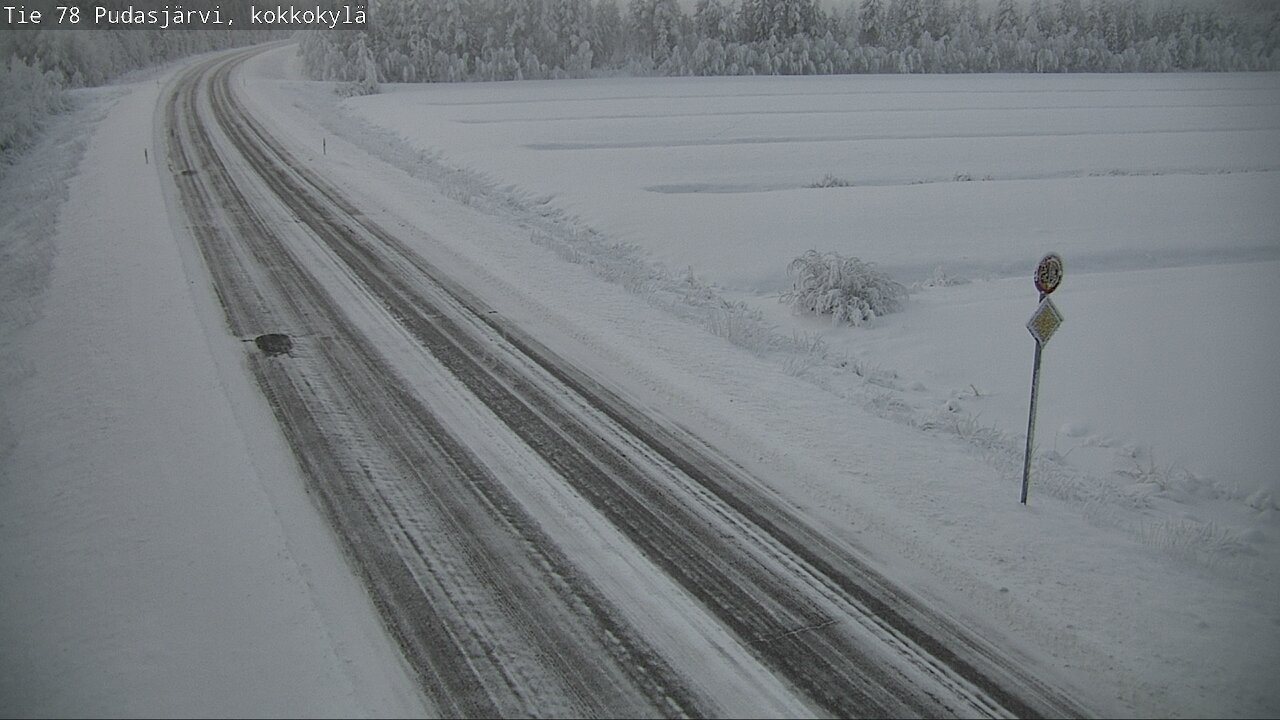 Kelikamerat Kuva Tie 78 Pudasjärvi, Kokkokylä, Pudasjärvi, Pohjois-Pohjanmaa