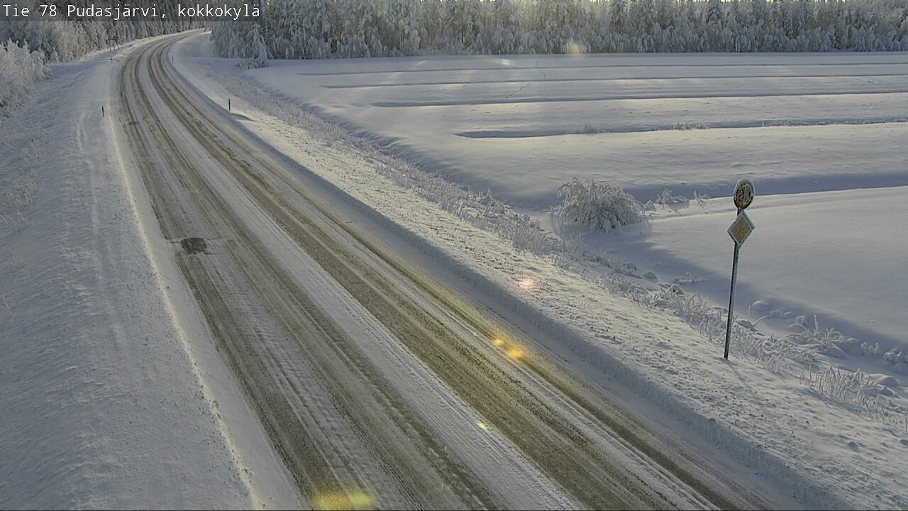 Kelikamerat Kuva Tie 78 Pudasjärvi, Kokkokylä, Pudasjärvi, Pohjois-Pohjanmaa