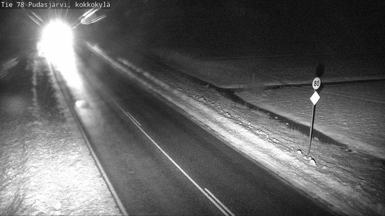 Kelikamerat Kuva Tie 78 Pudasjärvi, Kokkokylä, Pudasjärvi, Pohjois-Pohjanmaa