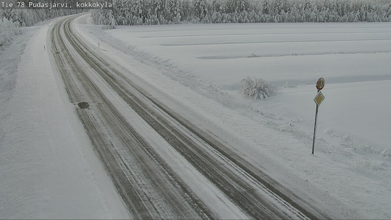 Kelikamerat Kuva Tie 78 Pudasjärvi, Kokkokylä, Pudasjärvi, Pohjois-Pohjanmaa