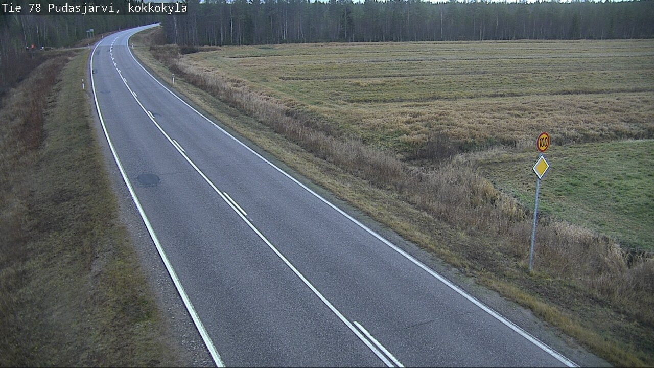 Kelikamerat Kuva Tie 78 Pudasjärvi, Kokkokylä, Pudasjärvi, Pohjois-Pohjanmaa