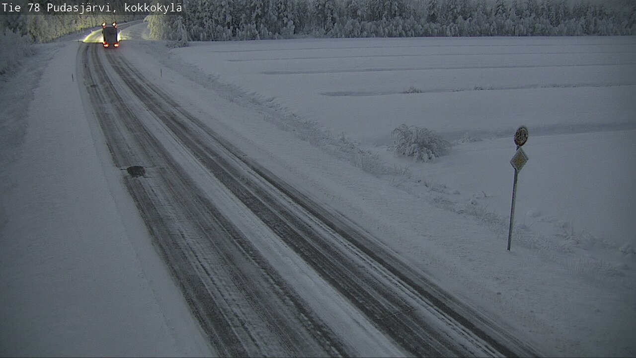 Kelikamerat Kuva Tie 78 Pudasjärvi, Kokkokylä, Pudasjärvi, Pohjois-Pohjanmaa