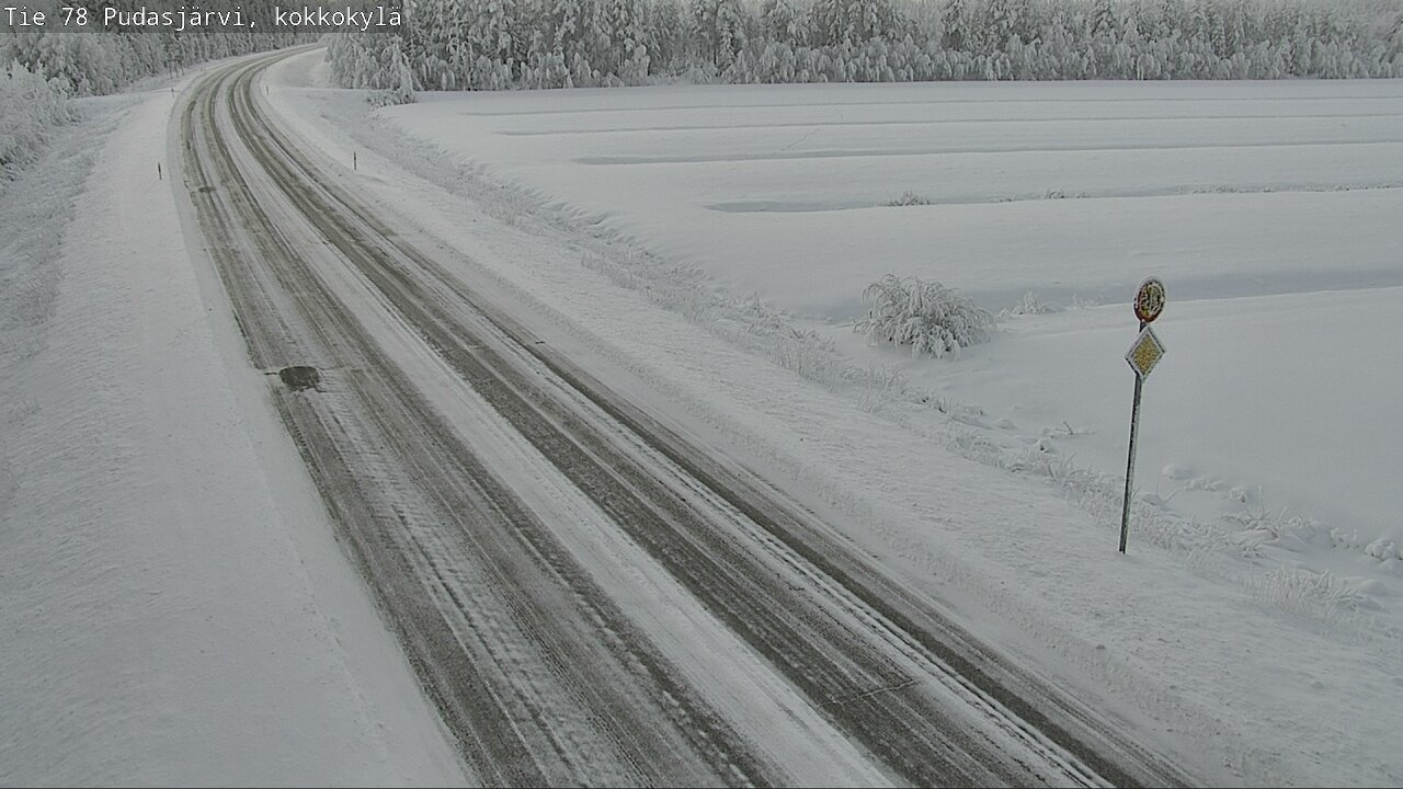 Kelikamerat Kuva Tie 78 Pudasjärvi, Kokkokylä, Pudasjärvi, Pohjois-Pohjanmaa
