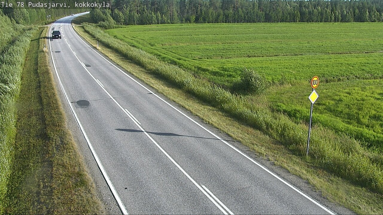 Kelikamerat Kuva Tie 78 Pudasjärvi, Kokkokylä, Pudasjärvi, Pohjois-Pohjanmaa