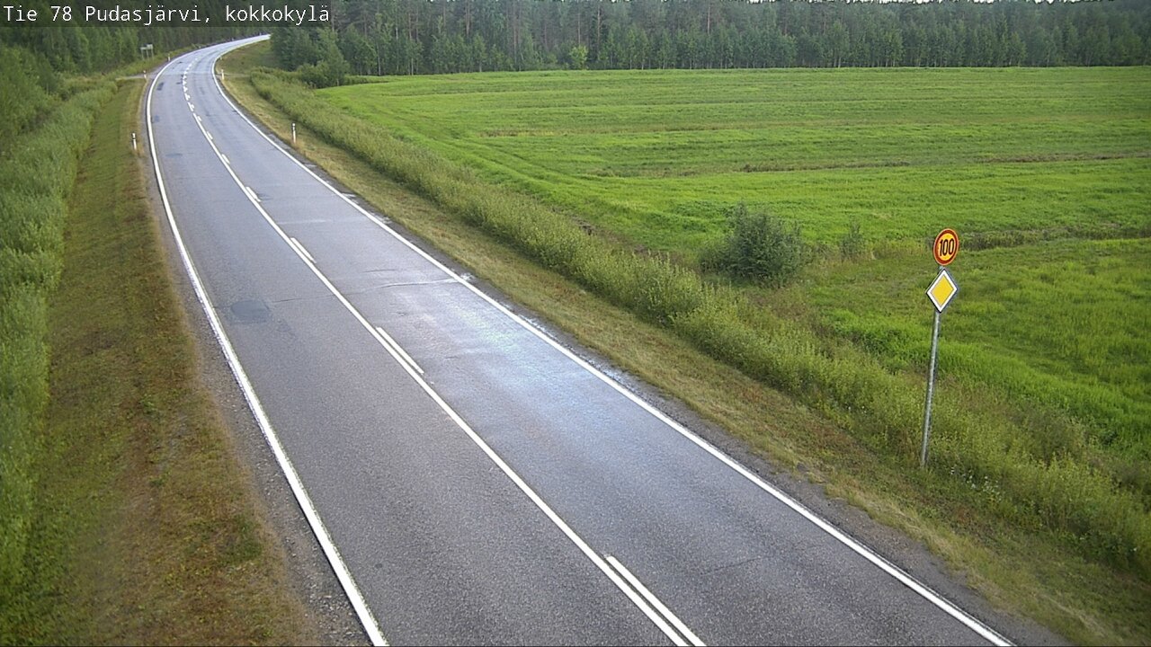 Kelikamerat Kuva Tie 78 Pudasjärvi, Kokkokylä, Pudasjärvi, Pohjois-Pohjanmaa