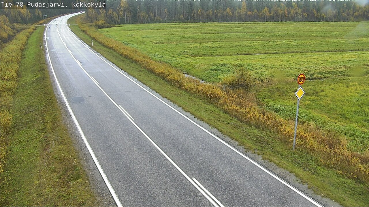 Kelikamerat Kuva Tie 78 Pudasjärvi, Kokkokylä, Pudasjärvi, Pohjois-Pohjanmaa