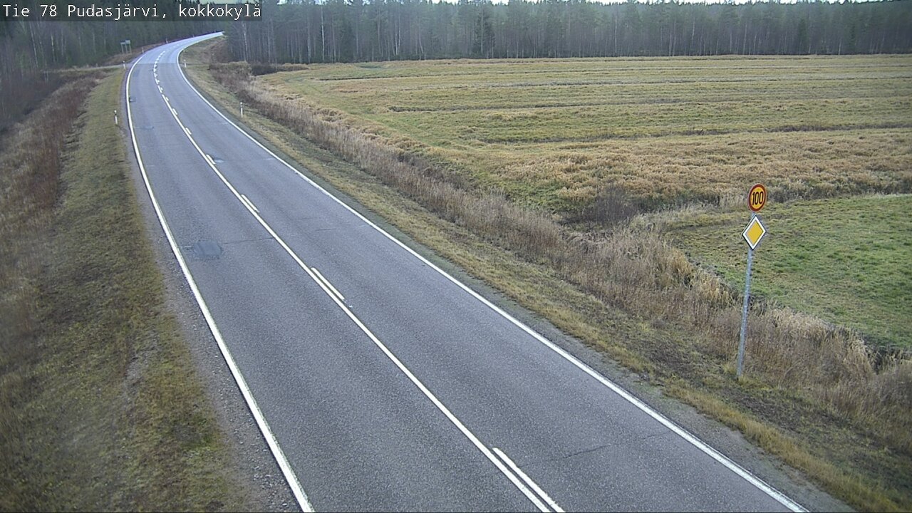 Kelikamerat Kuva Tie 78 Pudasjärvi, Kokkokylä, Pudasjärvi, Pohjois-Pohjanmaa