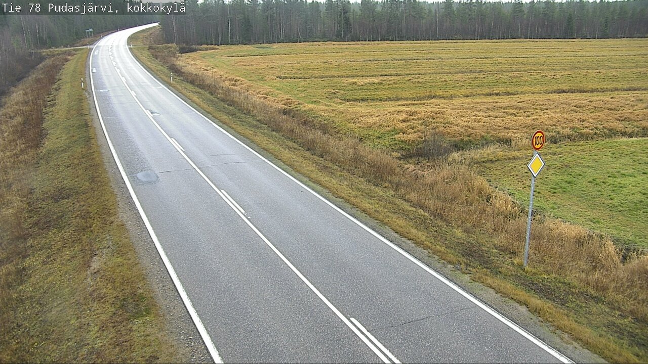 Kelikamerat Kuva Tie 78 Pudasjärvi, Kokkokylä, Pudasjärvi, Pohjois-Pohjanmaa