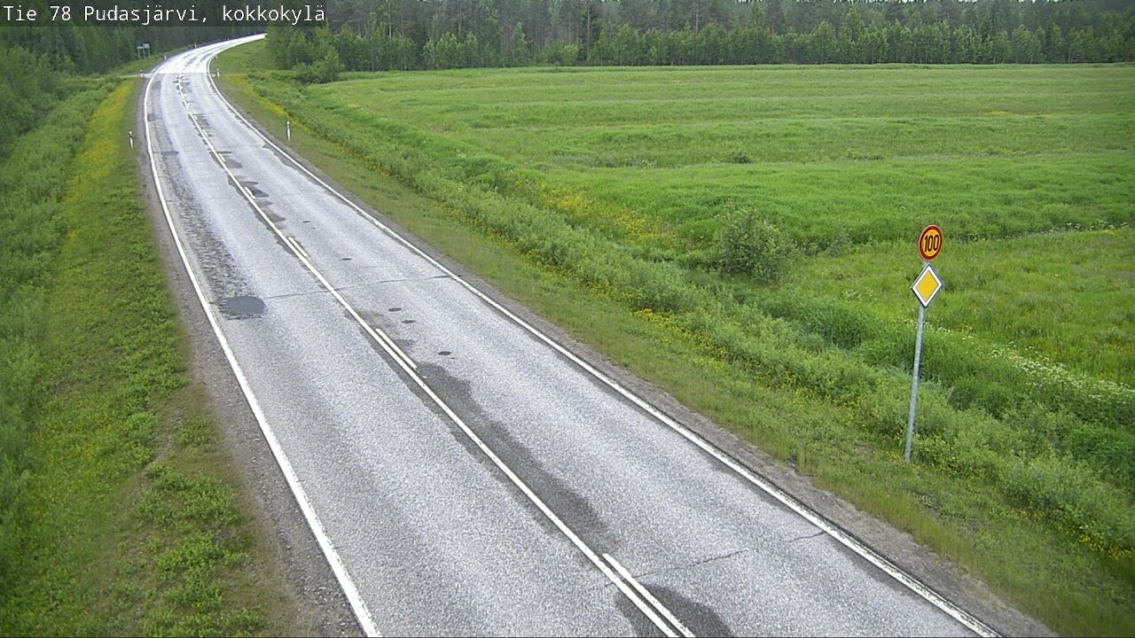 Kelikamerat Kuva Tie 78 Pudasjärvi, Kokkokylä, Pudasjärvi, Pohjois-Pohjanmaa